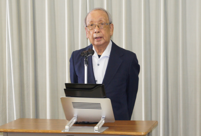 江原同窓会長