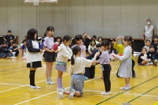 上級生からプレゼント