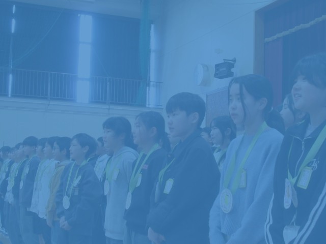 全校で歌う最後の校歌