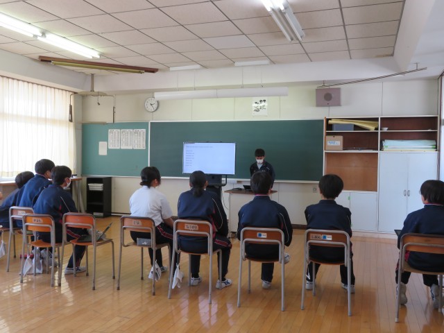 上級学校調べ発表会