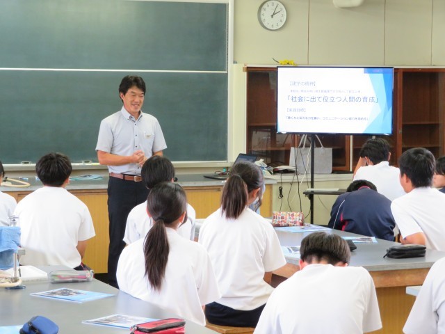 進路講演会（桐生第一高校）